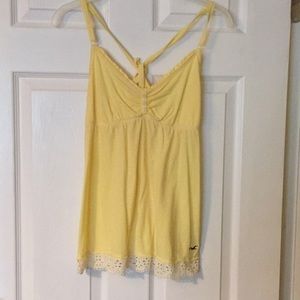 🌻Hollister yellow tank top